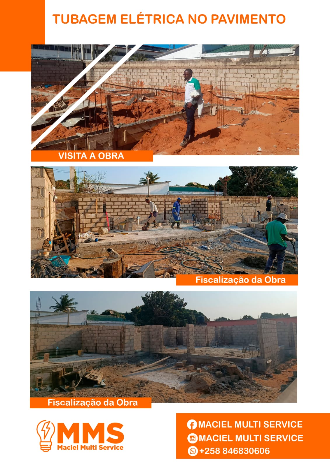 Tubagem Elétrica em Pavimento Residencial